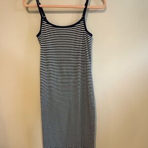 GAP nautical Striped Midi cotton Dress